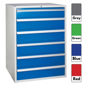 Euroslide Storage Cabinet 6 Drawer 1200mm